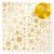 Pergamenový papír - Golden Snowflakes